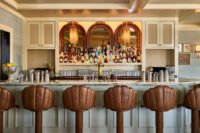 Exterior view of Faraway Sag Harbor hotel, a beautifully designed waterfront property in the Hamptons.