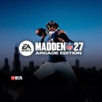 Madden NFL 27 Scores Early Access on Apple Arcade, Marks Mac Comeback 6 Madden NFL 27 Arcade Edition logo on a football field background with Apple devices