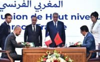 Aziz Akhannouch et Sébastien Lecornu lors de la signature des accords de coopération Maroc-France à Rabat