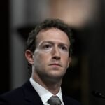 Mark Zuckerberg, CEO of Meta, speaking at an internal town hall