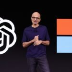 Microsoft's AI Investment Report: Anthropic Soars While OpenAI Sees Quarterly Dip 8 Microsoft logo alongside visual representations of AI models like Anthropic and OpenAI, symbolizing strategic investments.