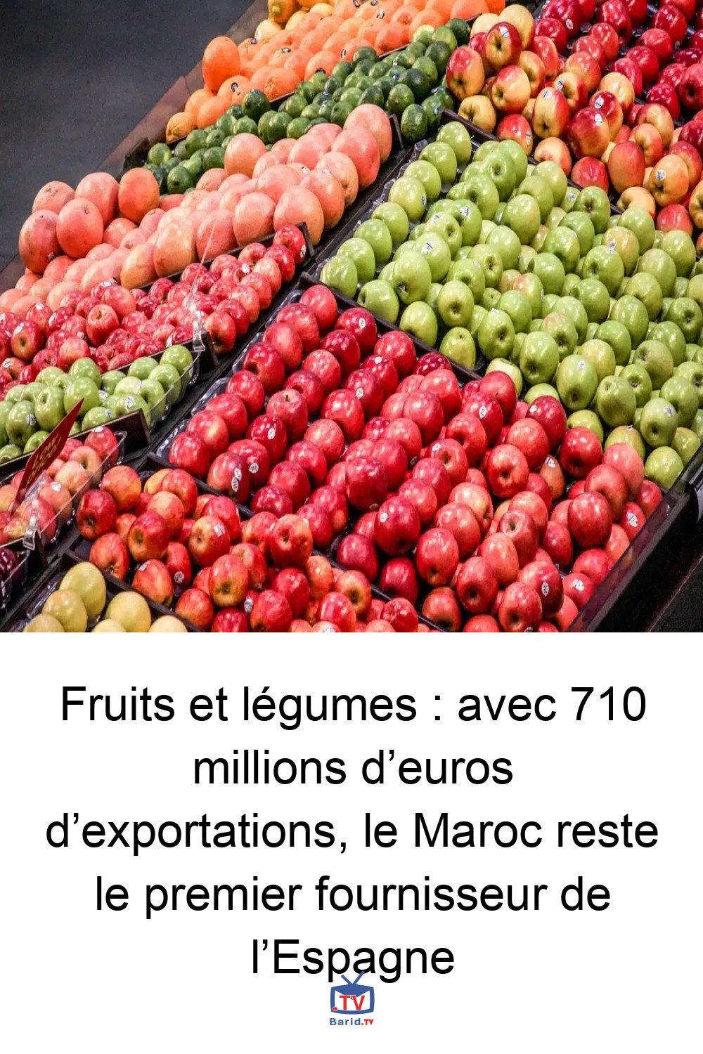Fruits et légumes : avec 710 millions d’euros d’exportations, le Maroc reste le premier fournisseur de l’Espagne 4 Pinterest Hidden