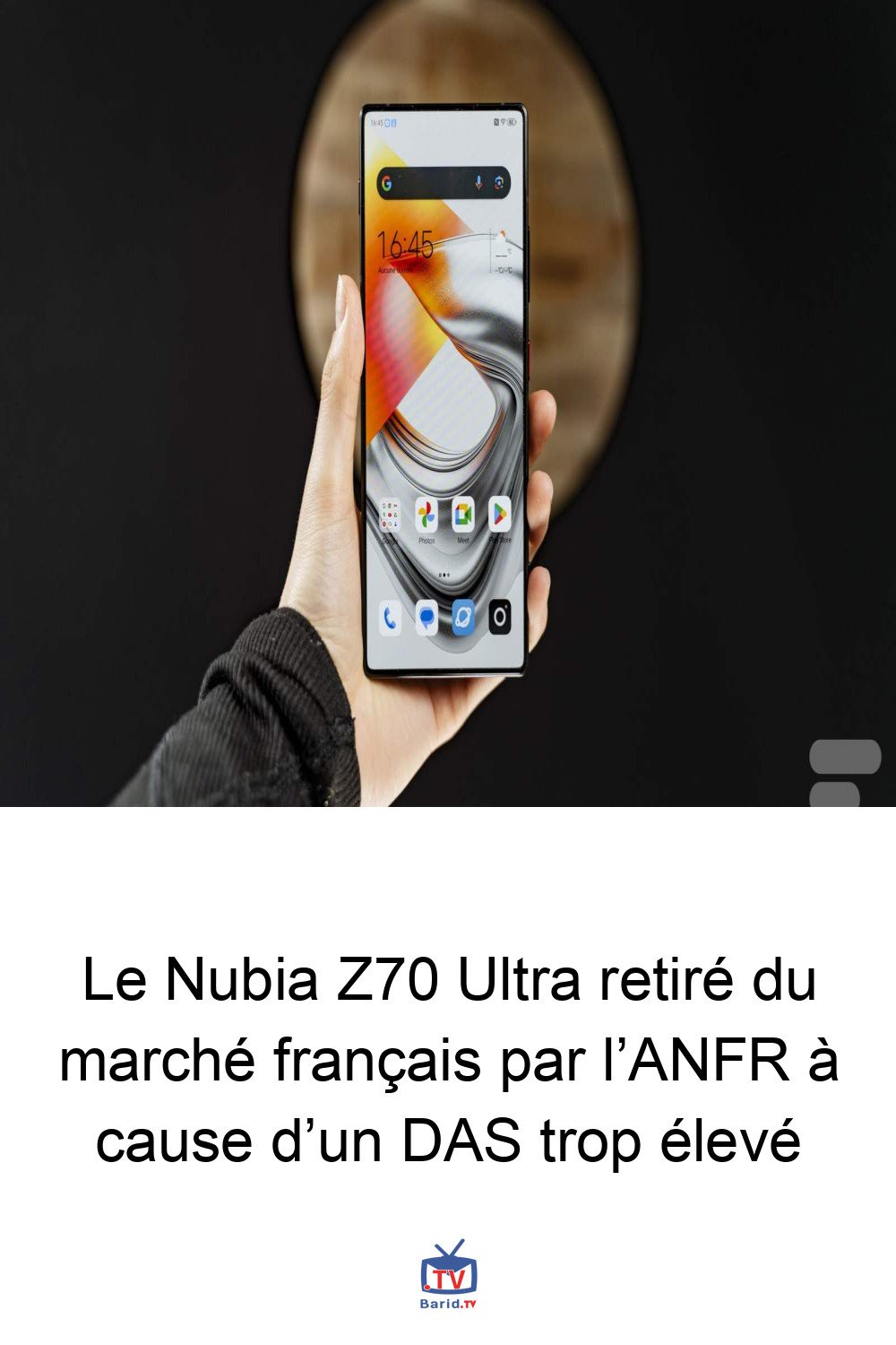 Le Nubia Z70 Ultra retiré du marché français par l’ANFR à cause d’un DAS trop élevé 4 Pinterest Hidden