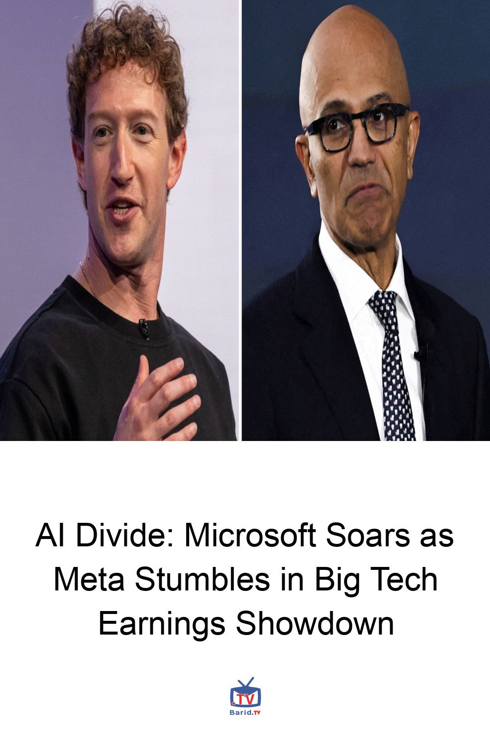 AI Divide: Microsoft Soars as Meta Stumbles in Big Tech Earnings Showdown 4 Pinterest Hidden