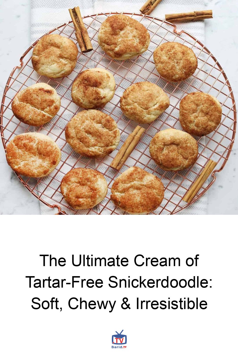 The Ultimate Cream of Tartar-Free Snickerdoodle: Soft, Chewy & Irresistible 4 Pinterest Hidden