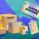 A vibrant collage of discounted tech products like a robot vacuum, headphones, and a smartwatch, set against an Amazon Prime Day Australia 2026 banner.