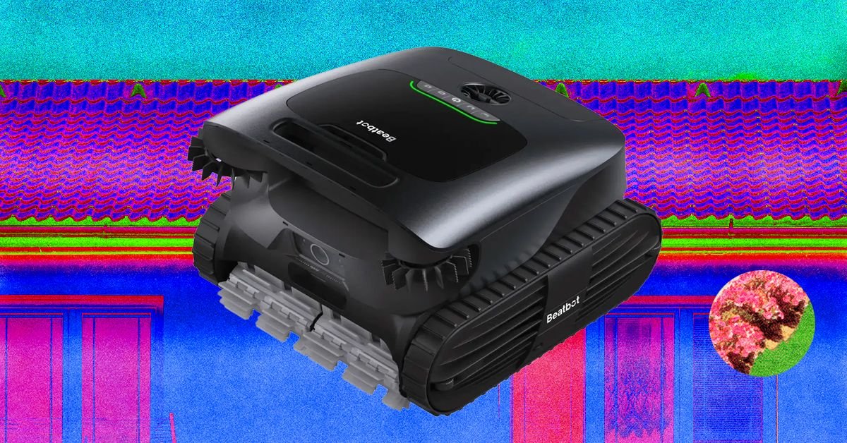 Effortless Oasis: Unveiling the Best Robotic Pool Cleaners for 2026 3 A robotic pool cleaner autonomously cleaning the bottom of a swimming pool.