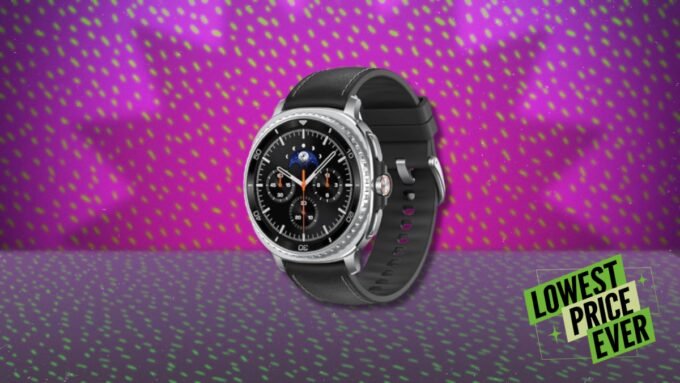 Samsung Galaxy Watch 8 Classic 46mm LTE Smartwatch with rotating bezel on a wrist
