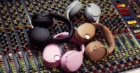 Skullcandy Crusher 1080 ANC headphones on display, showcasing their design and features.