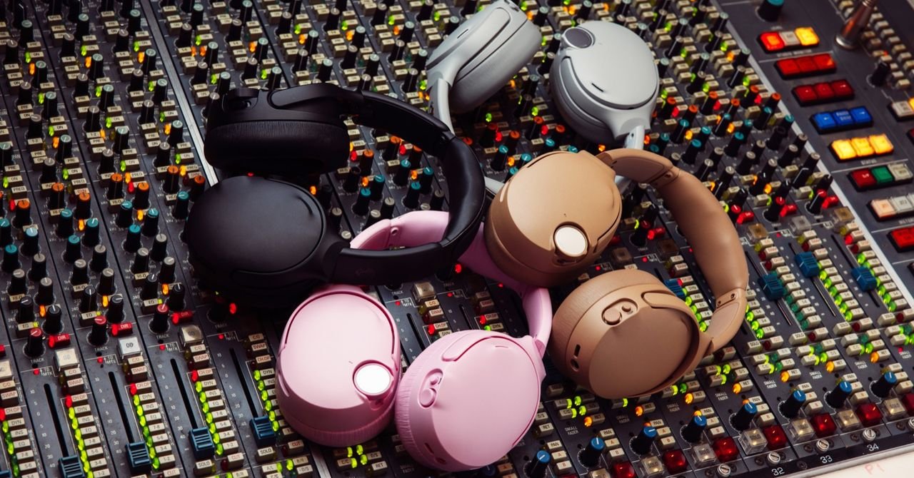 Skullcandy Crusher 1080 ANC headphones on display, showcasing their design and features.