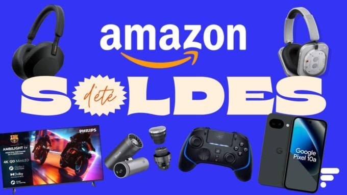 Dernière Ligne Droite des Soldes Amazon : Les Offres Tech Incontournables à Saisir d'Urgence ! 11 Sélection d'offres high-tech en promotion sur Amazon pour la dernière journée des soldes d'été, avec des écouteurs, un casque, une manette de jeu, une carte microSD et une barre de son.
