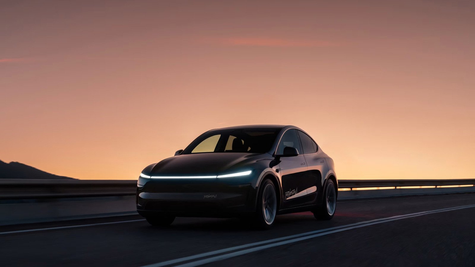 Tesla's Robotaxi Service Rolls Out in Miami: A Glimpse into the Future of Urban Transit 3 A Tesla vehicle operating as a robotaxi on a street in Miami, showcasing autonomous driving technology.