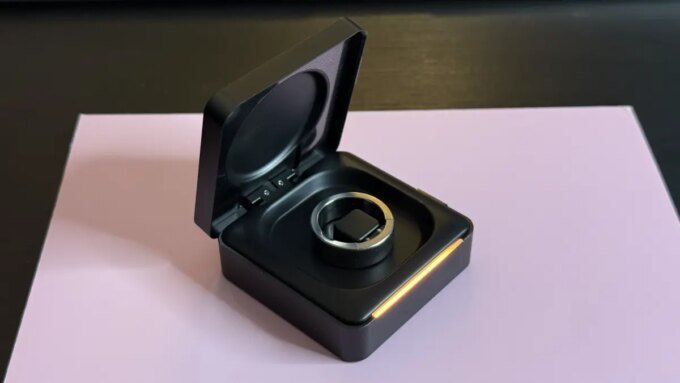 Ultrahuman Ring Pro smart ring and its smart charging case