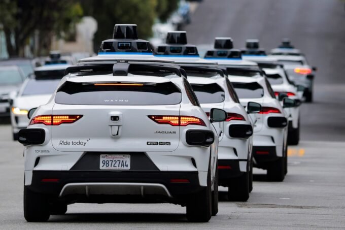 Waymo's San Francisco Robotaxis Briefly Grounded by Power Outage, Sparking Regulatory Debate 9 Waymo autonomous vehicle operating on a San Francisco street during daylight hours.