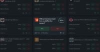 Screenshot of the Wyldfyre prediction market platform showing wildfire risk data.