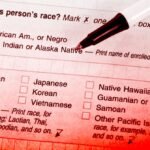 Controversial Census Proposal Threatens to Redefine America's Demographics and Funding Landscape 8 Illustration of census forms or data collection with diverse people