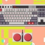 Retro Reimagined: Score 30% Off the 8BitDo Mechanical Keyboard & More Top Tech Deals 5 The 8BitDo Retro Mechanical Keyboard with its dual super buttons, styled like a classic NES controller.