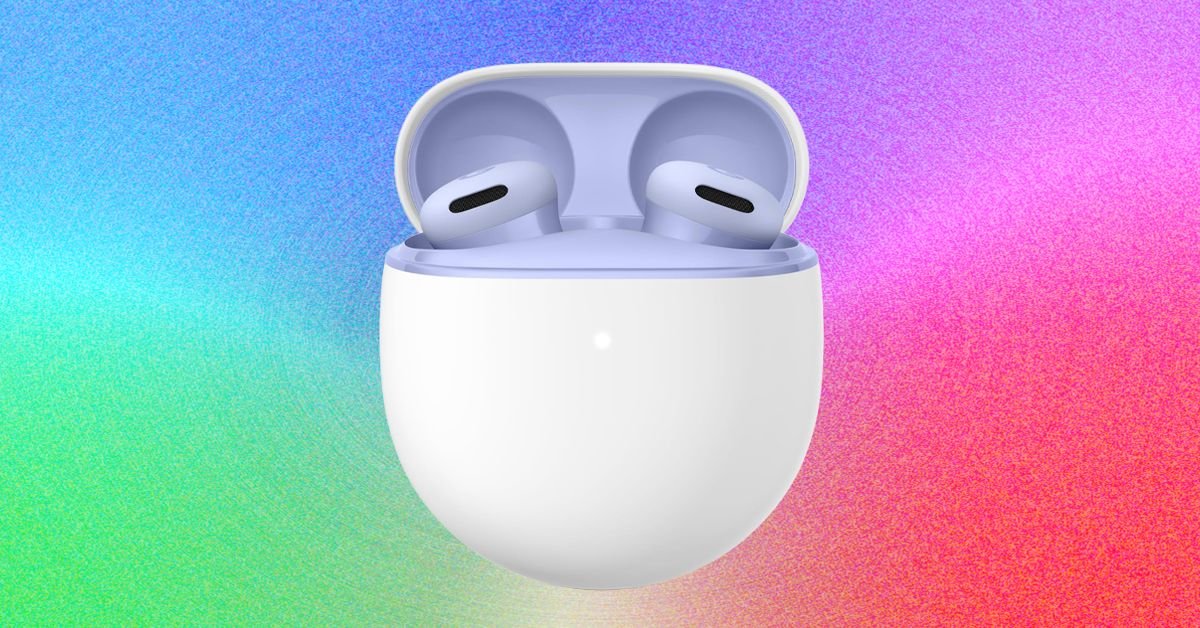 A selection of modern wireless earbuds from top brands like Apple, Google, and Samsung, showcasing their compact design and charging cases.