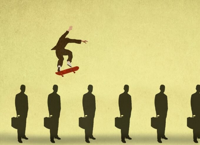 Unearthing Gold: How 'Boring' Industries Become Your Ultimate Competitive Edge 9 A person digging for gold in a seemingly ordinary, 'boring' landscape, symbolizing the hidden value in overlooked industries.