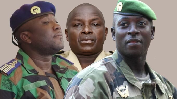 Les anciens « comzone » Hervé Touré, Tuo Fozié et Chérif Ousmane, aujourd'hui ambassadeur, préfet et chef d'état-major en Côte d'Ivoire.