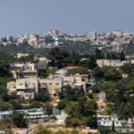صورة توضيحية للمشروع الاستيطاني E1 في الضفة الغربية المحتلة