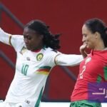 لاعبات المنتخب المغربي النسوي خلال مباراة نصف نهائي كأس أمم إفريقيا للسيدات 2026