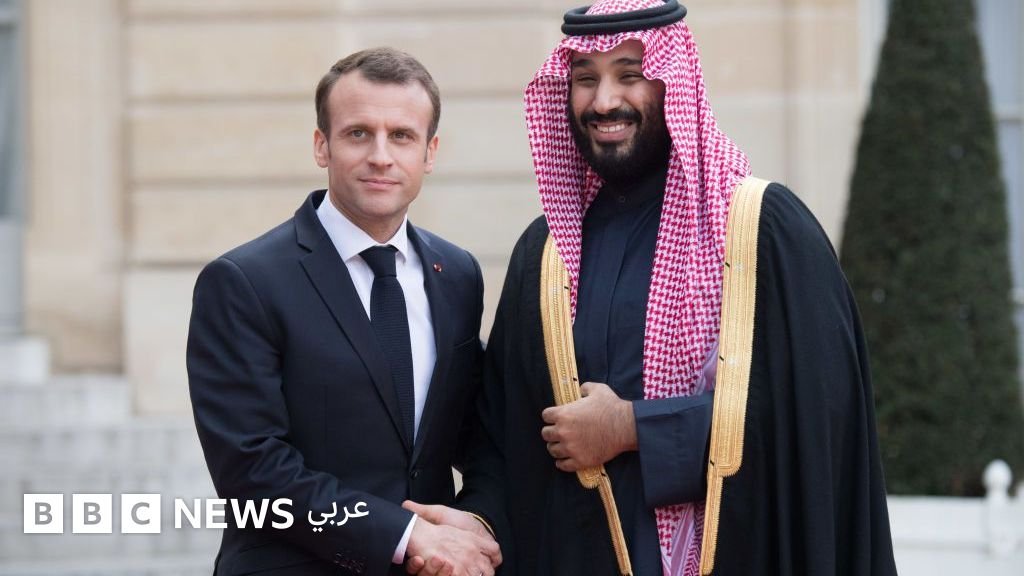زيارة ولي العهد السعودي لباريس: شراكة استراتيجية وجدل حقوقي 5 الرئيس الفرنسي إيمانويل ماكرون يستقبل ولي العهد السعودي الأمير محمد بن سلمان في قصر الإليزيه بباريس.
