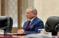 صورة لجلالة الملك عبدالله الثاني لدى عودته إلى الأردن بعد زيارته للصين