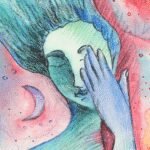 The Illusion of Peace: When Self-Care Becomes Self-Deception 8 A person sitting alone, looking thoughtful or overwhelmed, perhaps with a phone nearby, symbolizing emotional avoidance or contemplation.