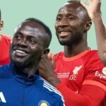 Argent et football : comment l’Afrique de l’Ouest exporte ses talents sans en capter la valeur 8 Michael Essien, Sadio Mané, Naby Keita, Nicolas Jackson, des footballeurs africains célèbres, illustrant l'exportation de talents du continent.