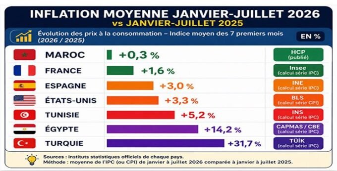 Inflation : Baisse de l’IPC de 0,6% en juillet 9 Inflation : Baisse de l’IPC
