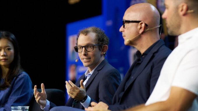 Nathan Allman, founder of Ondo Finance, speaking at Consensus 2025, prior to the corporate governance dispute.