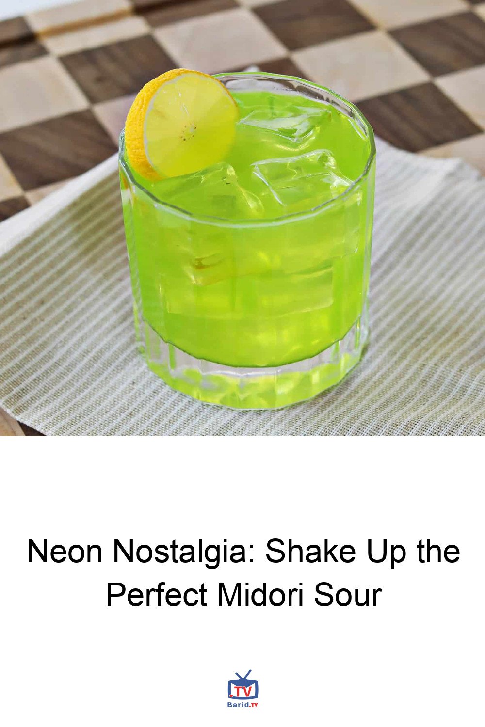 Neon Nostalgia: Shake Up the Perfect Midori Sour 4 Pinterest Hidden