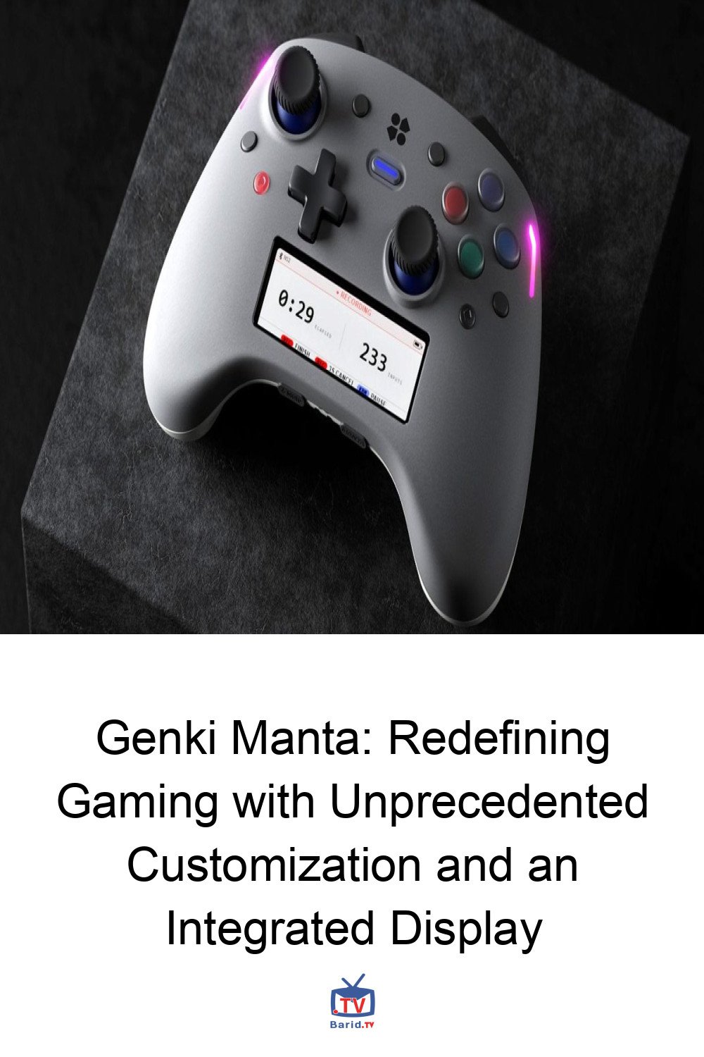 Genki Manta: Redefining Gaming with Unprecedented Customization and an Integrated Display 4 Pinterest Hidden