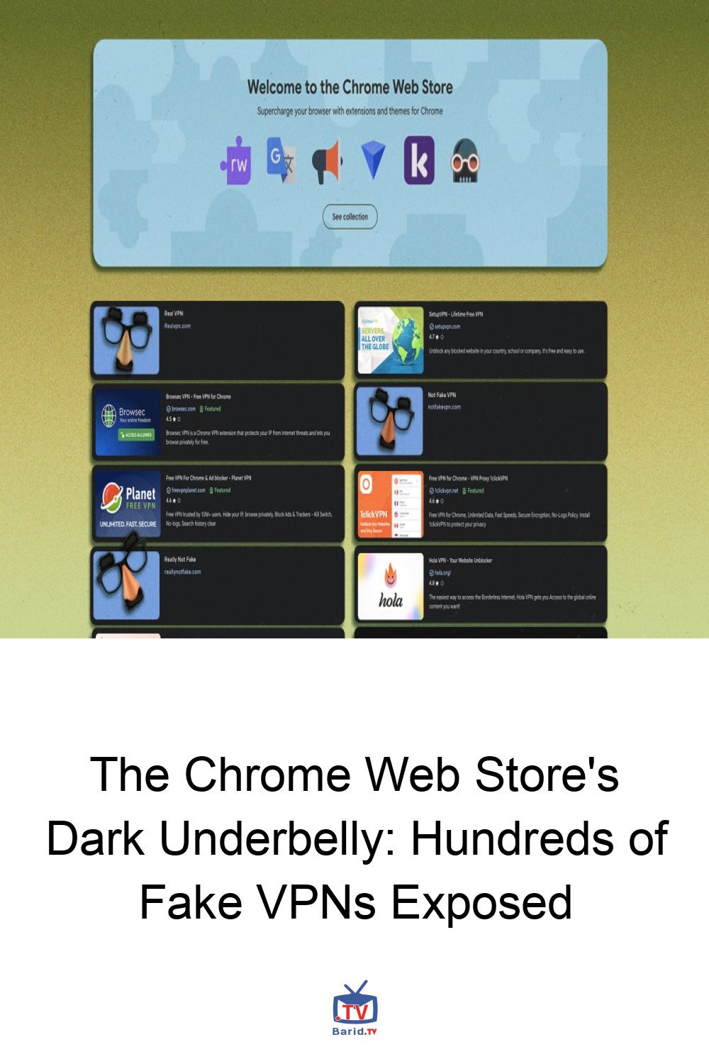 The Chrome Web Store's Dark Underbelly: Hundreds of Fake VPNs Exposed 4 Pinterest Hidden