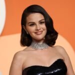 Selena Gomez, a prominent singer and actress, at an event, facing allegations of fraud related to her mental health startup Wondermind.