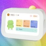 Skylight Buddy device displaying a routine task for a child