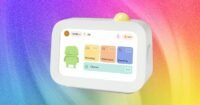 Skylight Buddy device displaying a routine task for a child