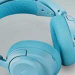 SteelSeries Arctis Nova 3P wireless gaming headset in eye-catching cyan
