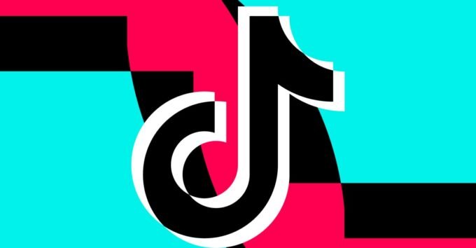 A stylized TikTok logo overlaid with legal scales or court gavel, symbolizing the child privacy lawsuit settlement.