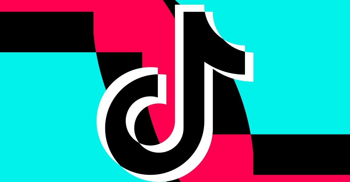 A stylized TikTok logo overlaid with legal scales or court gavel, symbolizing the child privacy lawsuit settlement.