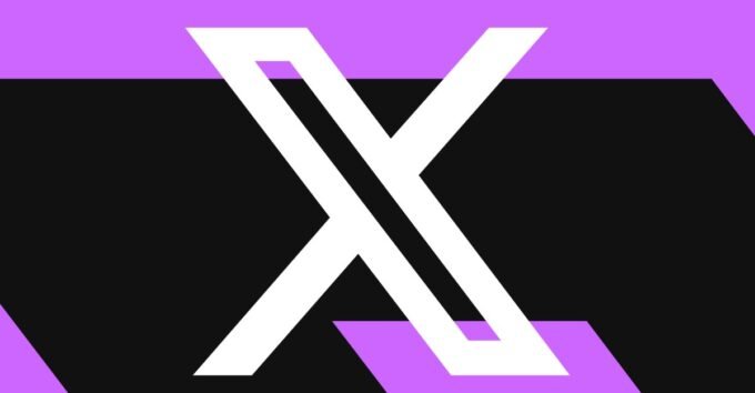 X logo on a screen, representing the platform's new content rewards program.