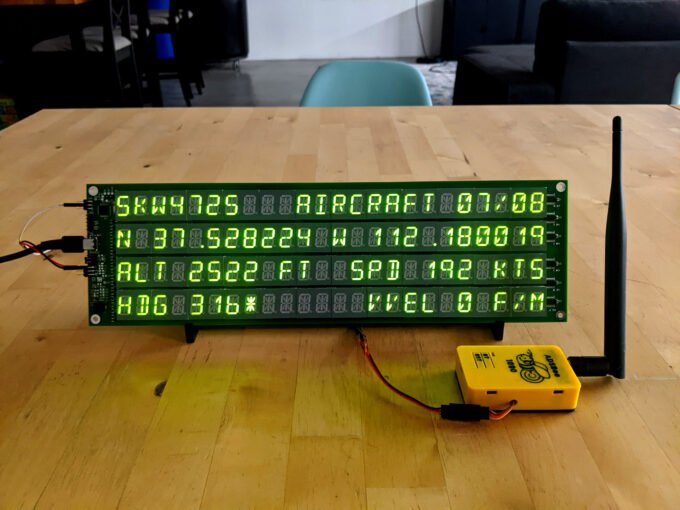 ADSBee 1090U dual-band ADS-B receiver board with RP2040 microcontroller