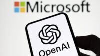 OpenAI and Microsoft logos against a backdrop of legal documents, symbolizing the copyright lawsuit.