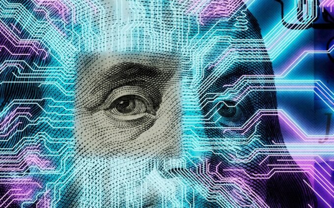 Unlocking AI Wealth: The Strategic Edge of Solo Founders (No Code, No Staff Required) 9 A person looking confidently at a screen displaying AI-generated code or a business dashboard, symbolizing strategic AI use.
