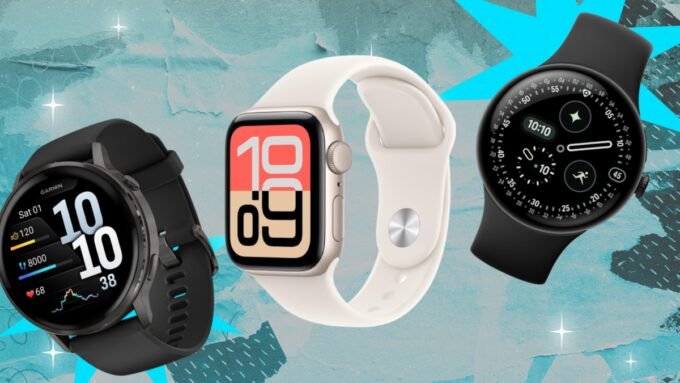 A selection of the best smartwatches for 2026, including Apple Watch SE, Apple Watch Ultra, and Google Pixel Watch, displayed on a modern background.