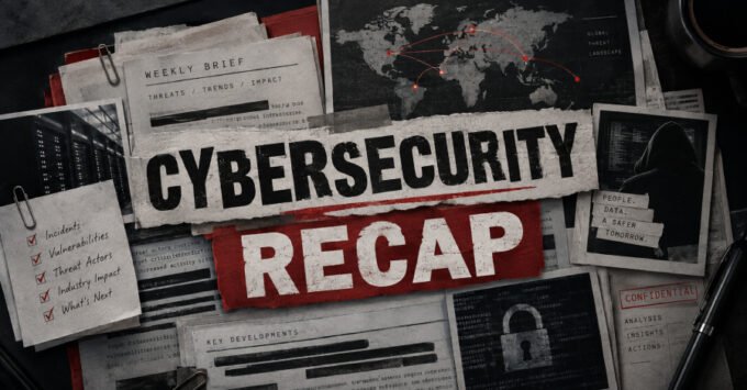 Cybersecurity Under Siege: Weekly Rundown of Critical Exploits, AI Vulnerabilities, and Global Threats 9 A digital lock icon overlaid with various cybersecurity threat symbols like malware, data breach, and network vulnerabilities, representing a weekly cybersecurity recap.