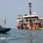 سفينة حربية إيرانية تعرضت لضربة أمريكية قبالة سواحل بندر عباس