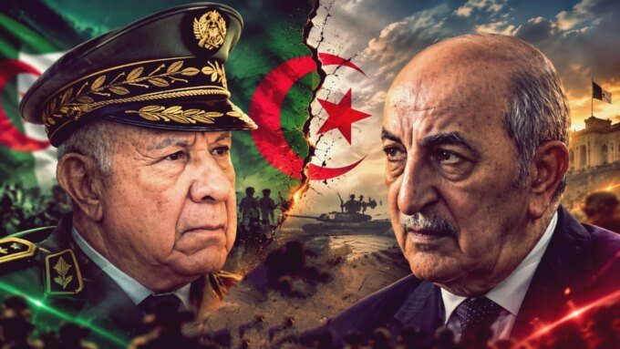 صورة توضيحية لضباط في الجيش الجزائري أو خريطة المنطقة تعكس التوترات الإقليمية.