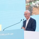 صورة لراشيد الطالبي العلمي خلال مهرجان خطابي لحزب التجمع الوطني للأحرار في تطوان